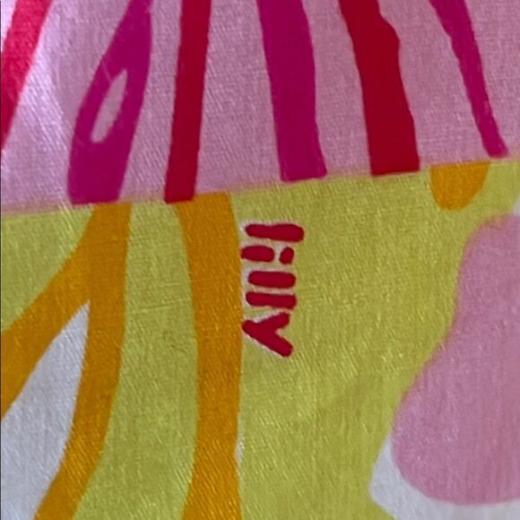 Lilly Pulitzer Palm Beach Rory Skort Multi Kings King Court Patch  SZ 8 Stretch - Picture 5 of 14